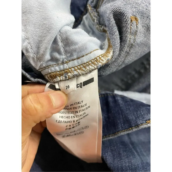 MCQ Denim Jeans Cropped   Size 26 converts to size US 4 - Picture 2 of 15